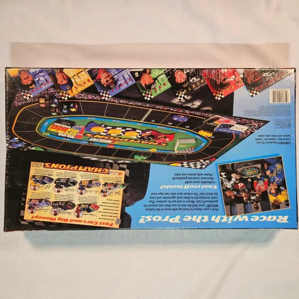 NASCAR Champions Racing Board Game New Sealed Milton Bradley collectable cards